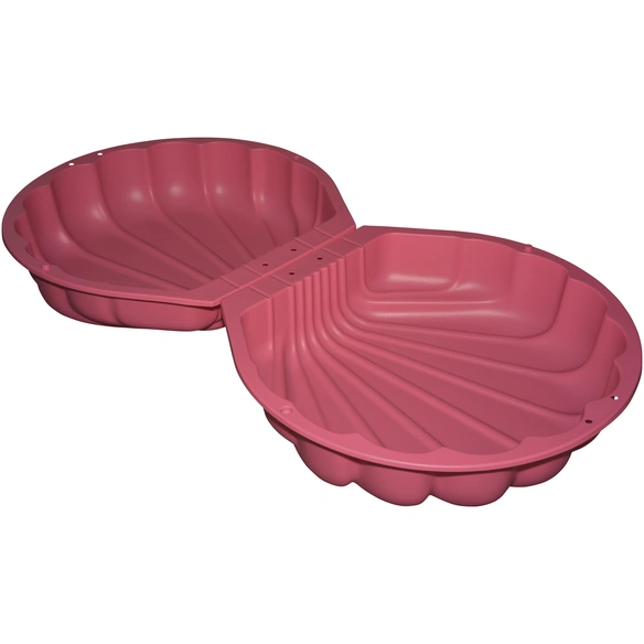 Sand-Wasser-Muschel, BxL: 88 cm x 88 cm, Kunststoff pink