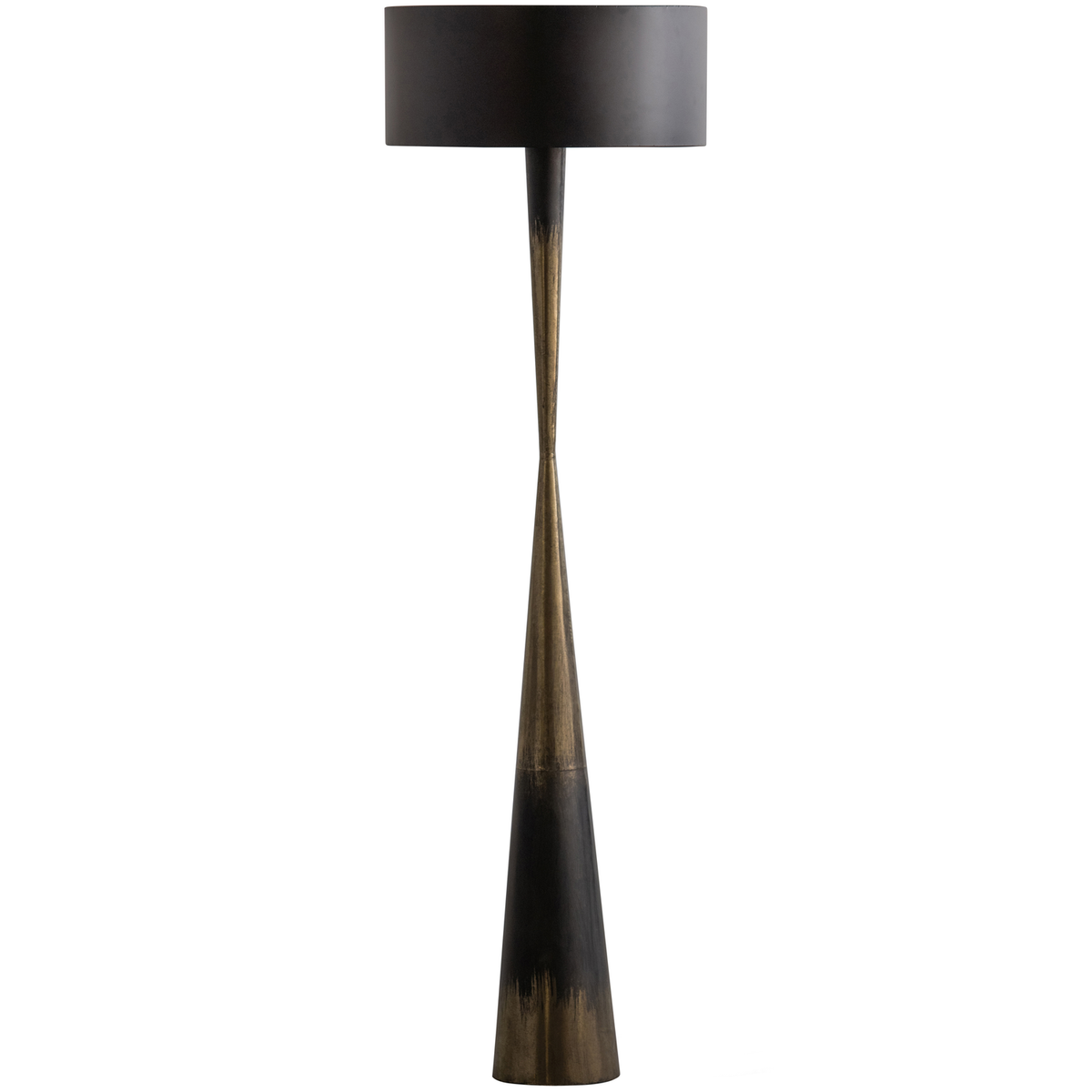 WOOOD staande Lamp Blackout Too - Zwart - 151x45x45