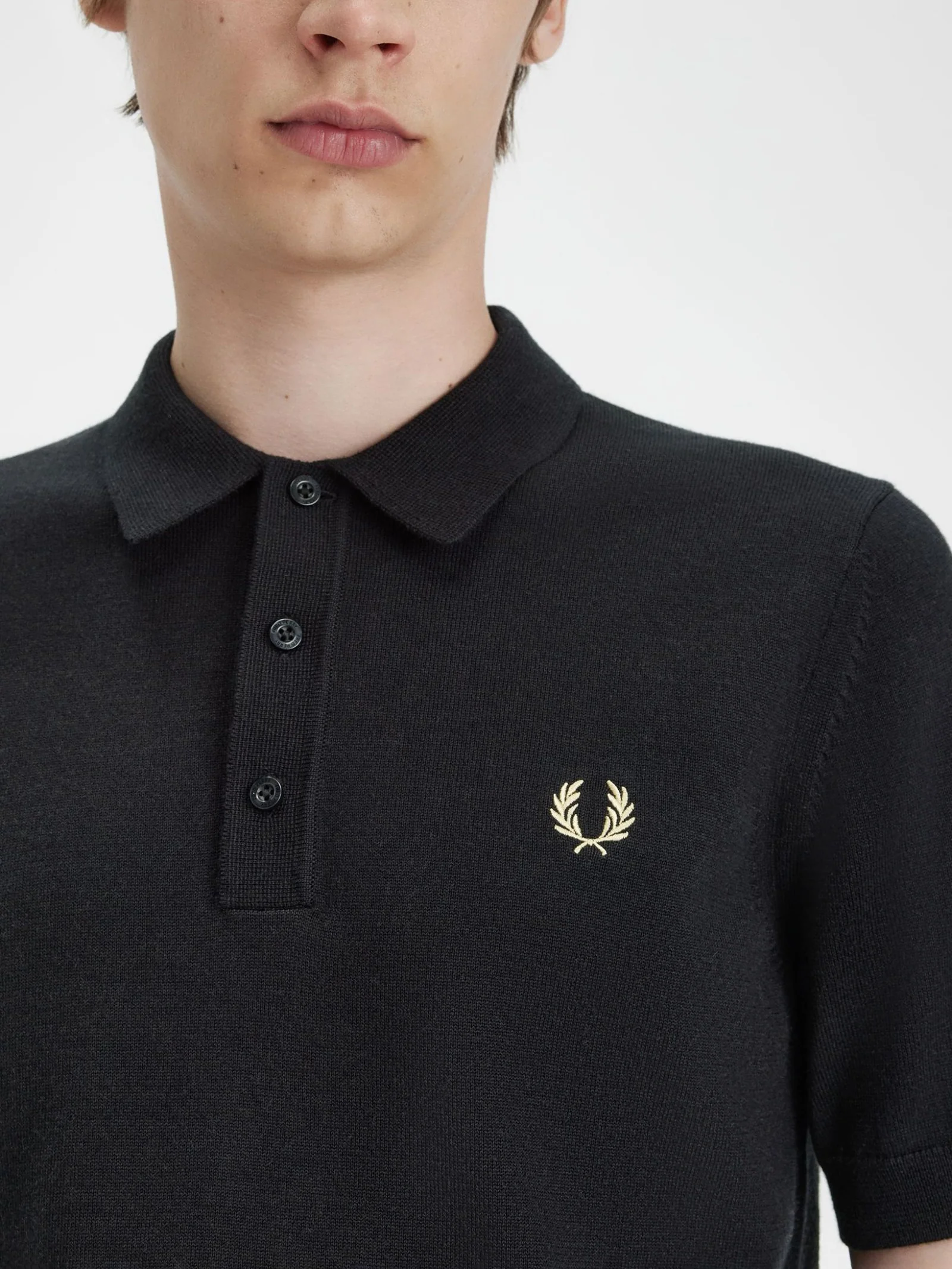 Classic Knitted Polo Shirt