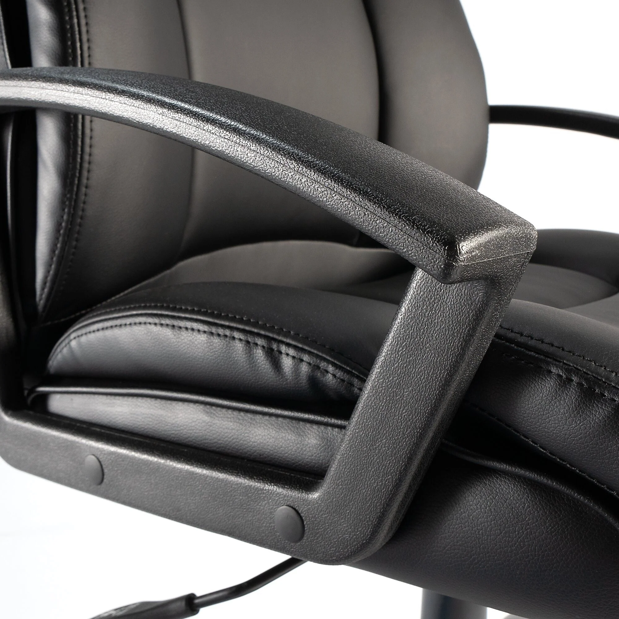 Bush Business Stanton Plus Mid Back Leather Executive Office Chair