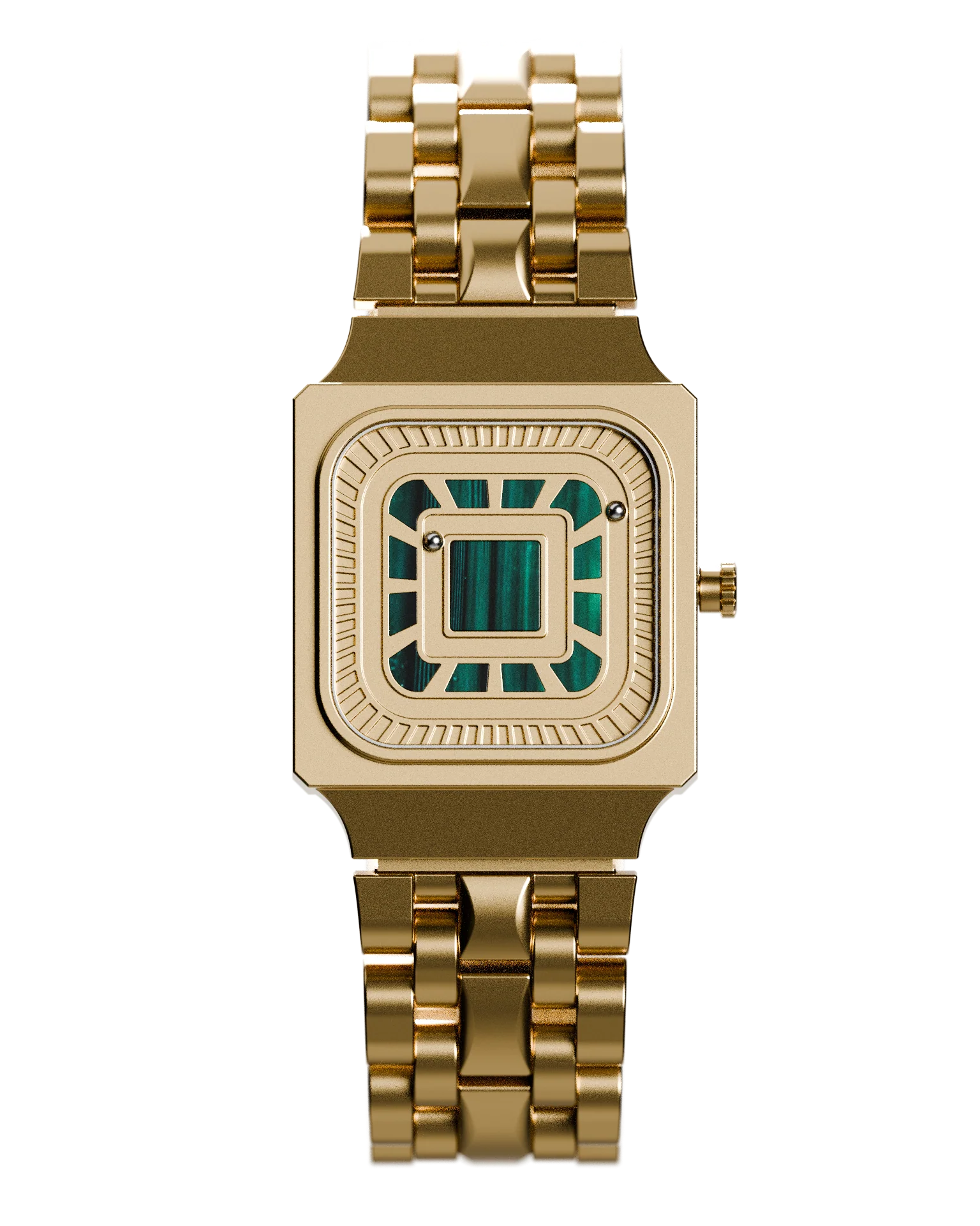 Square Resin Gold