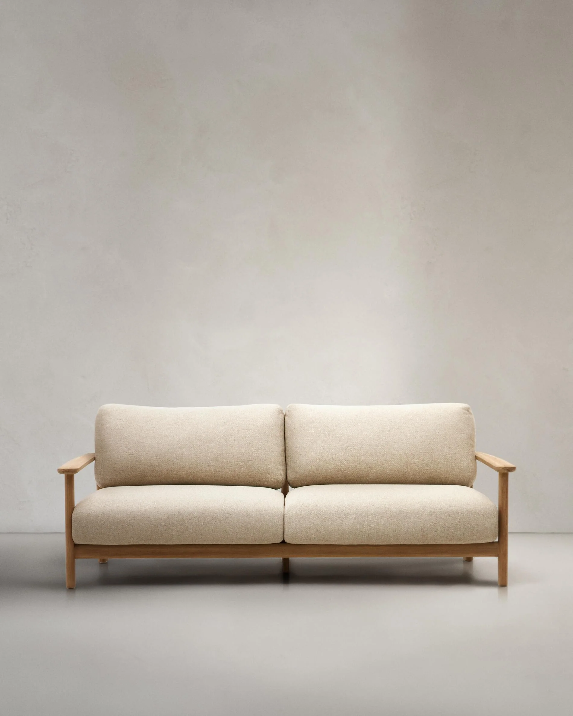 Tirant 3-seater sofa made from solid teak wood 212 cm FSC 100%