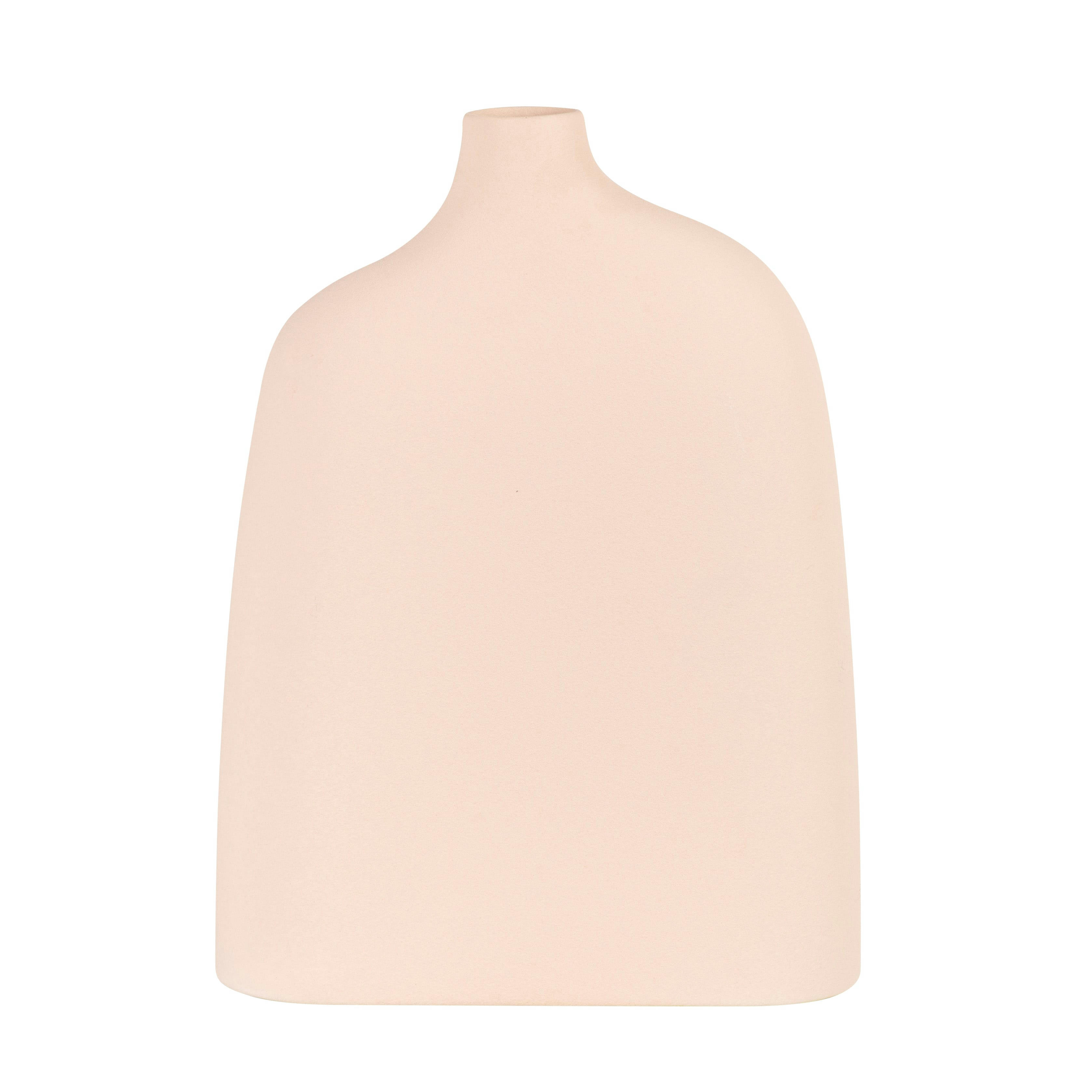 CELEP - Vase en terre cuite écru H34