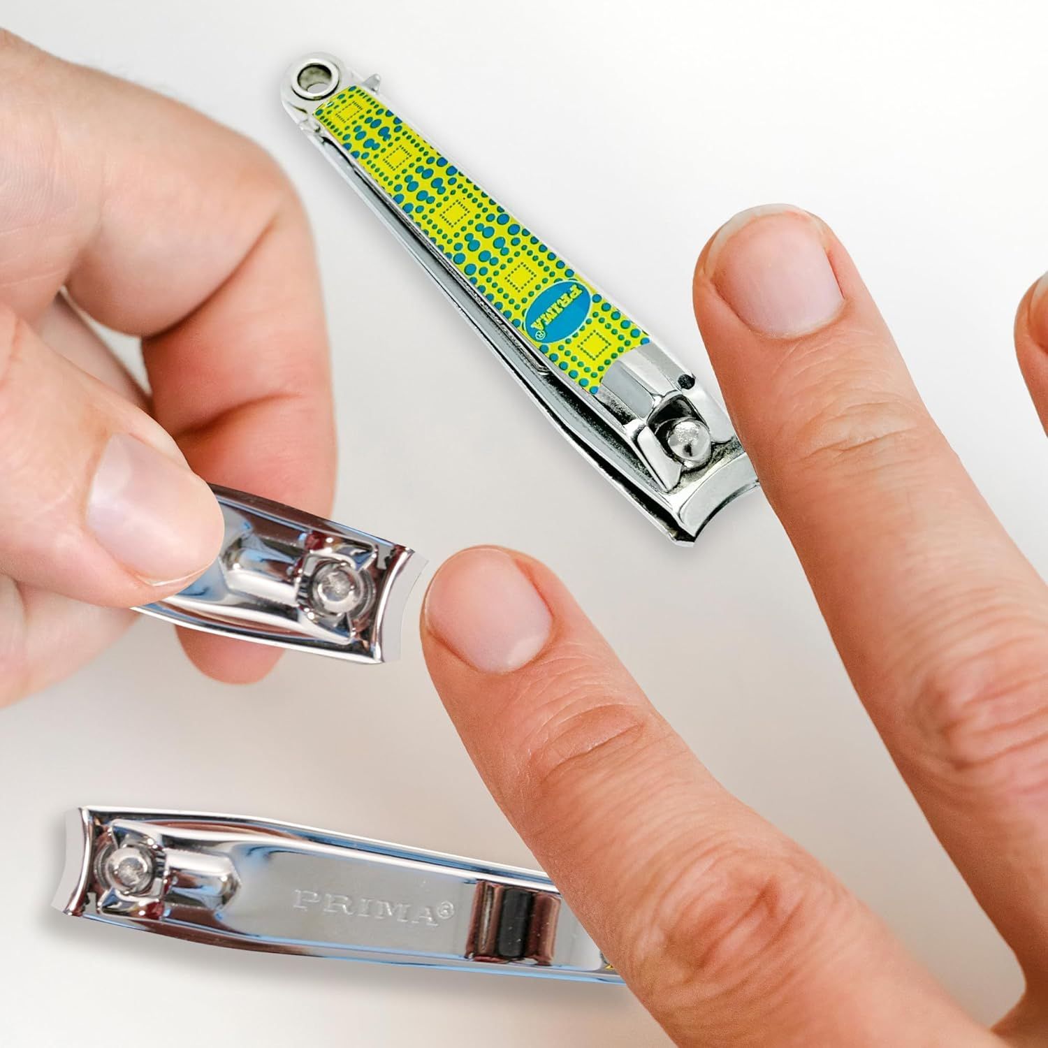 BARGAINS-GALORE Set Of 12 Stainless Steel Nail Clippers Suitable For Both Hands & Feet