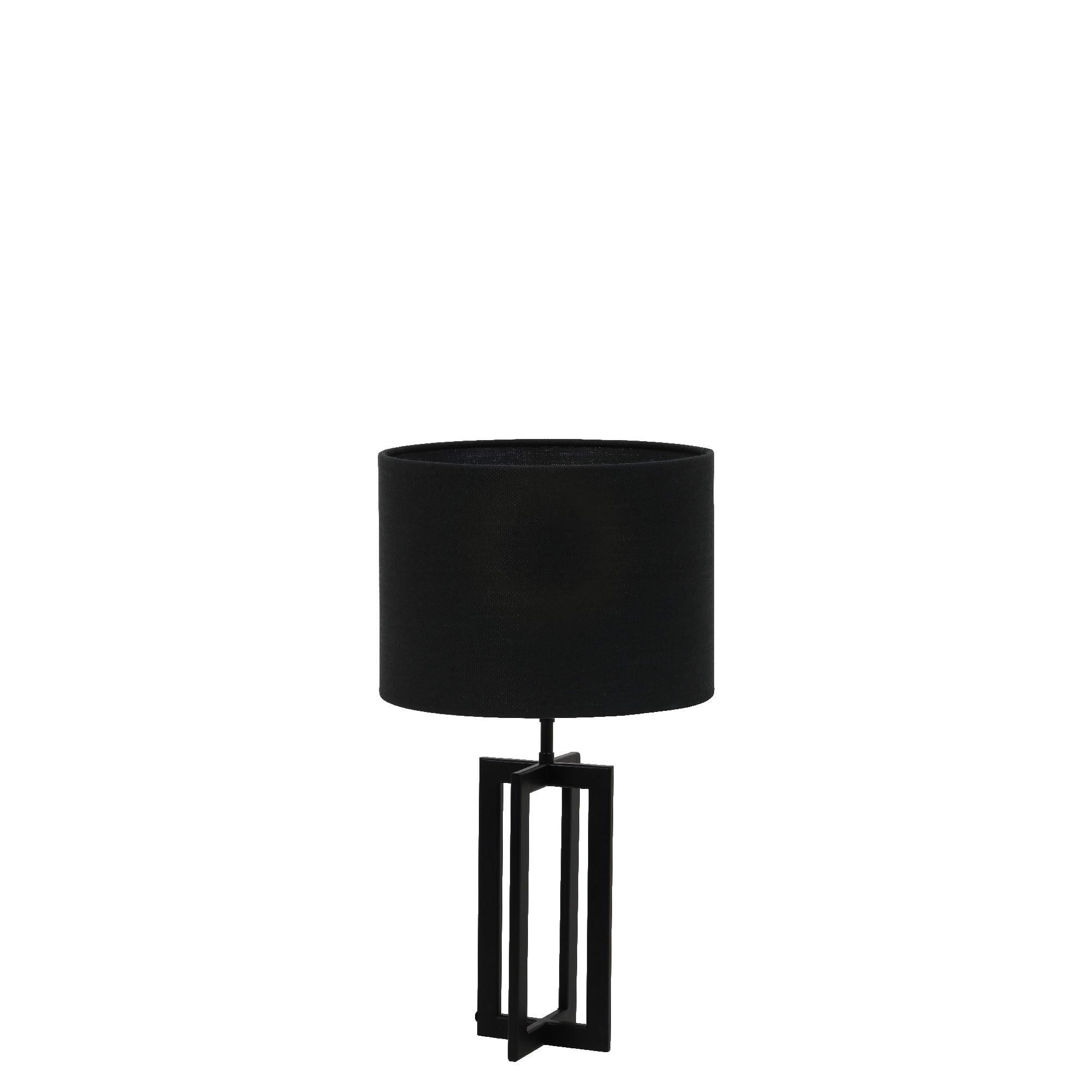 Light & Living tafellamp Mace/Livigno - zwart, zwart - 30x30x56cm