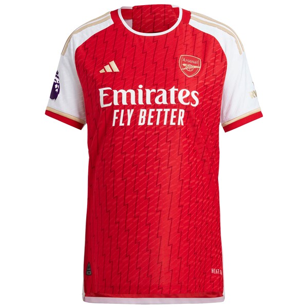 Arsenal adidas 2023/24 Home Authentic Custom Jersey - Red