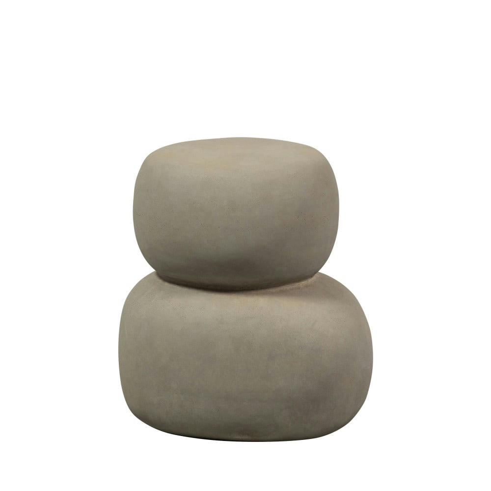 ODA - Table d'appoint en fibres d'argile D30cm gris
