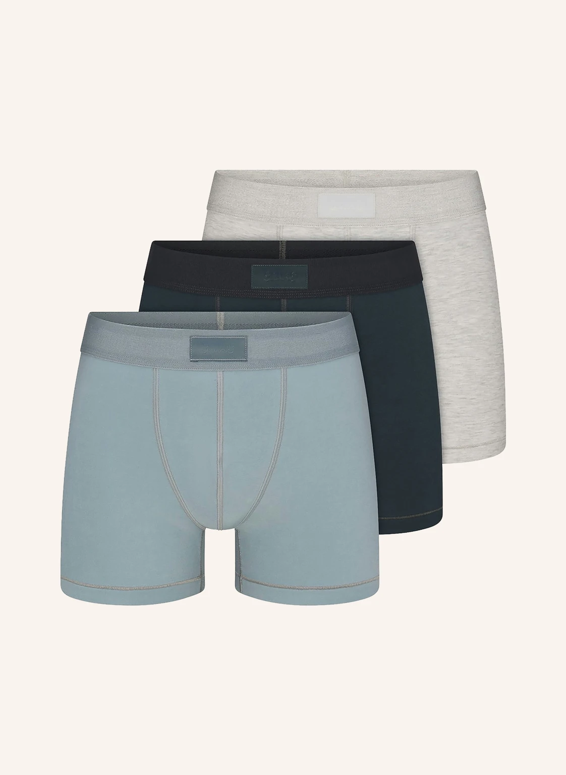 SKIMS 3er-Pack Boxershorts SKIMS COTTON