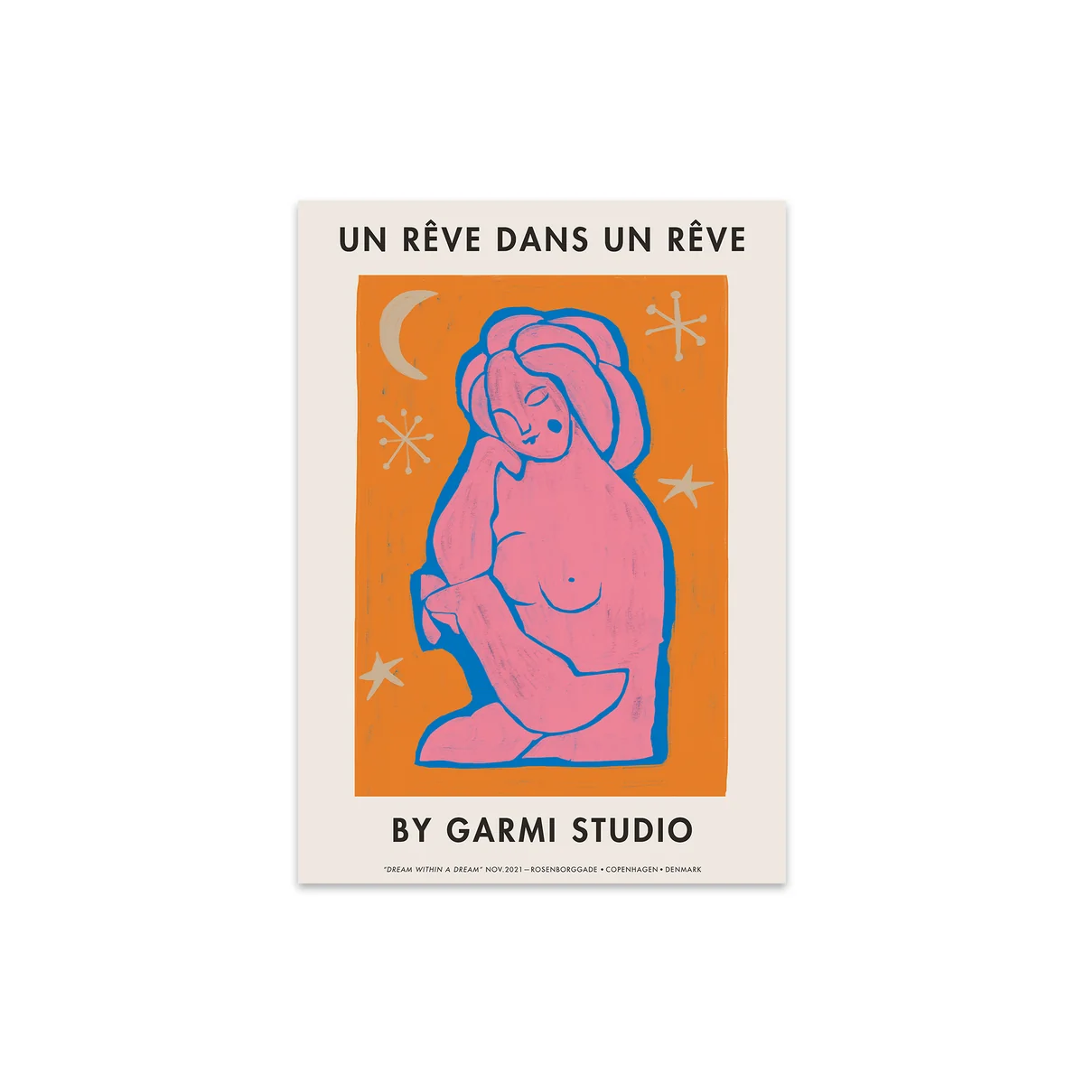 The Poster Club - Dream Within A Dream Orange von By Garmi, 30 x 40 cm