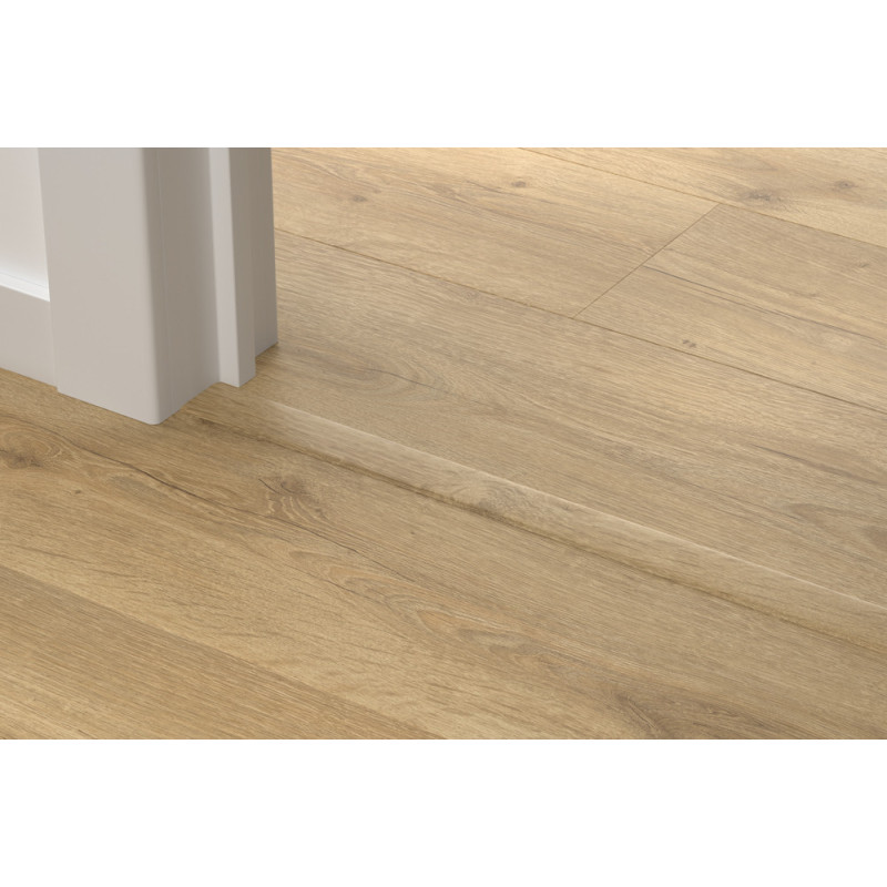 Barre de jonction Incizo 5-en-1 pour sol stratifié chêne miel naturel 2,15 m PERGO
