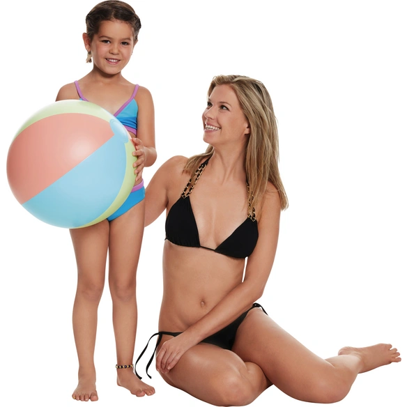 Wasserball, mehrfarbig, Kunststoff, Ø 50