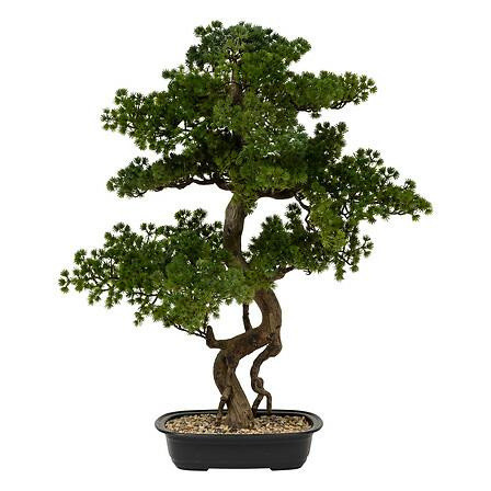 Sztuczne DRZEWKO BONSAI 86 cm w czarnej ceramicznej donicy