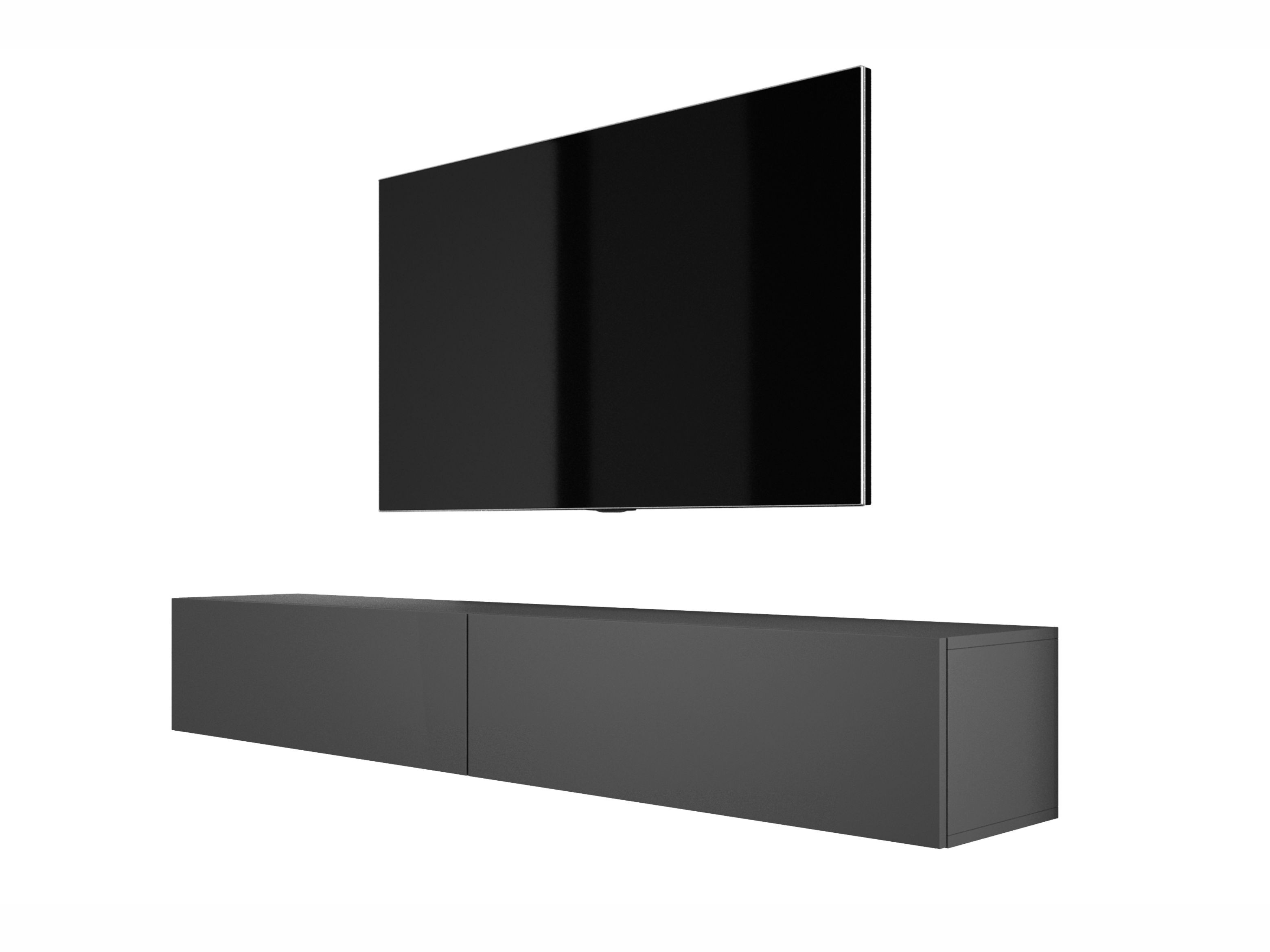 Szafka RTV : Antracyt, (2 X 100) x 34 x 32 cm