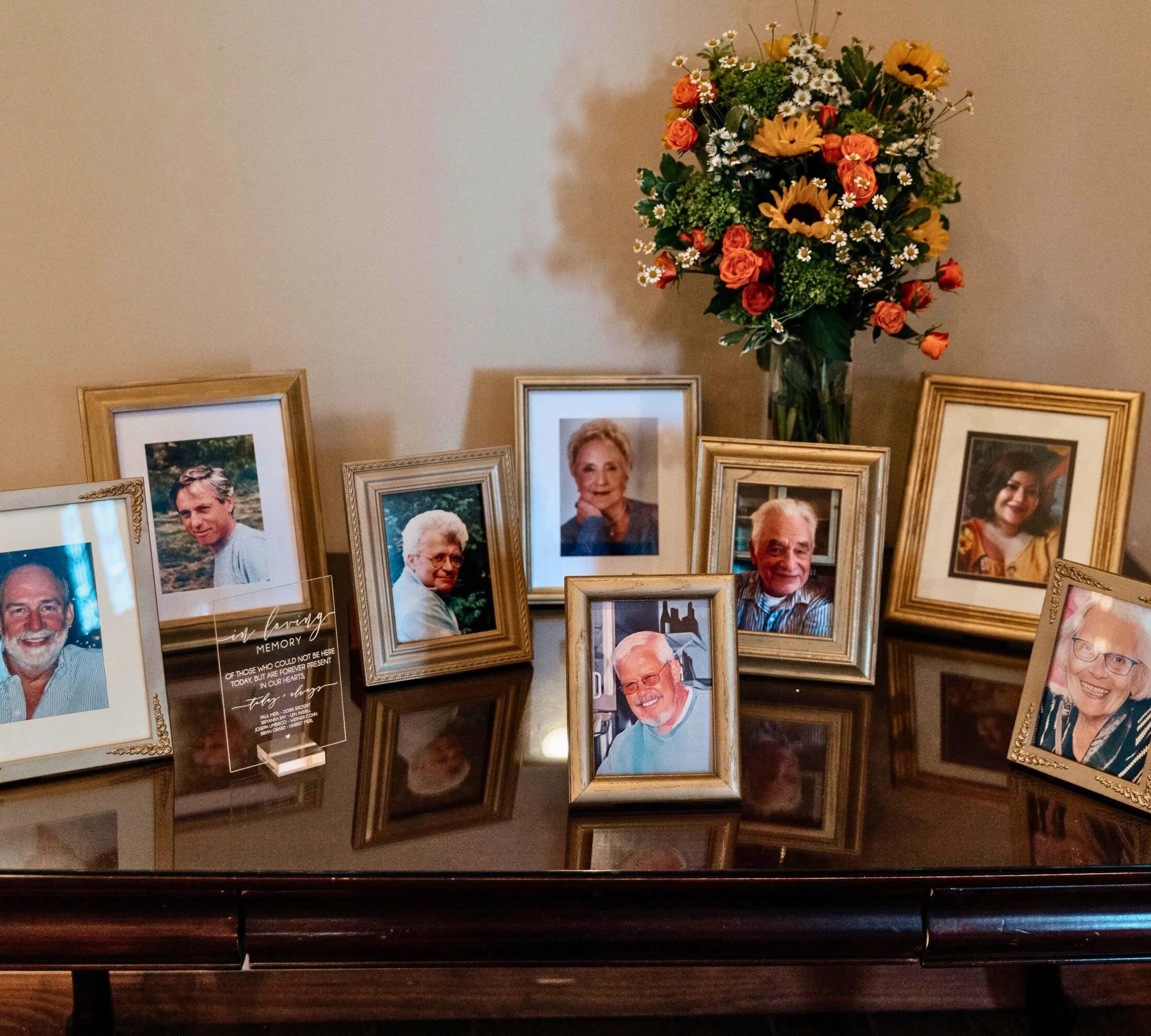 Wedding Memory Table FRAMES ONLY | Memorial Photo Display | Wedding Remembrance Table | Vintage Picture Frames | In Loving Memory Wedding