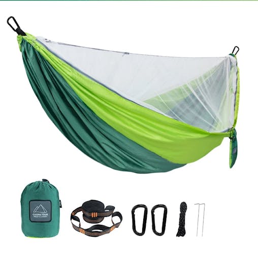 NNEOBA Camping Hammock with Net (290x140cm)