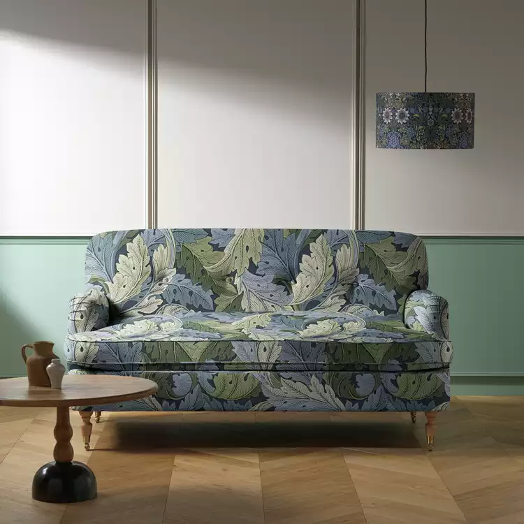 Habitat x Morris & Co. Merton Acanthus Fabric 2 Seater Sofa