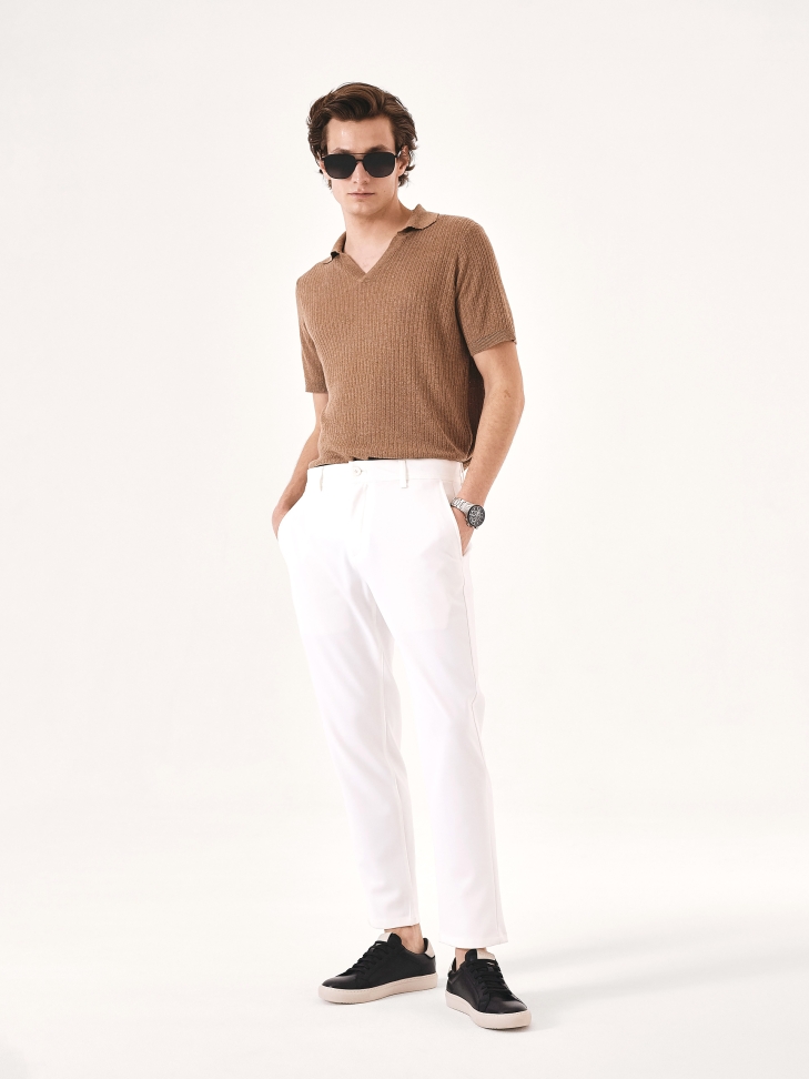 Watch with silver bracelet and black dial