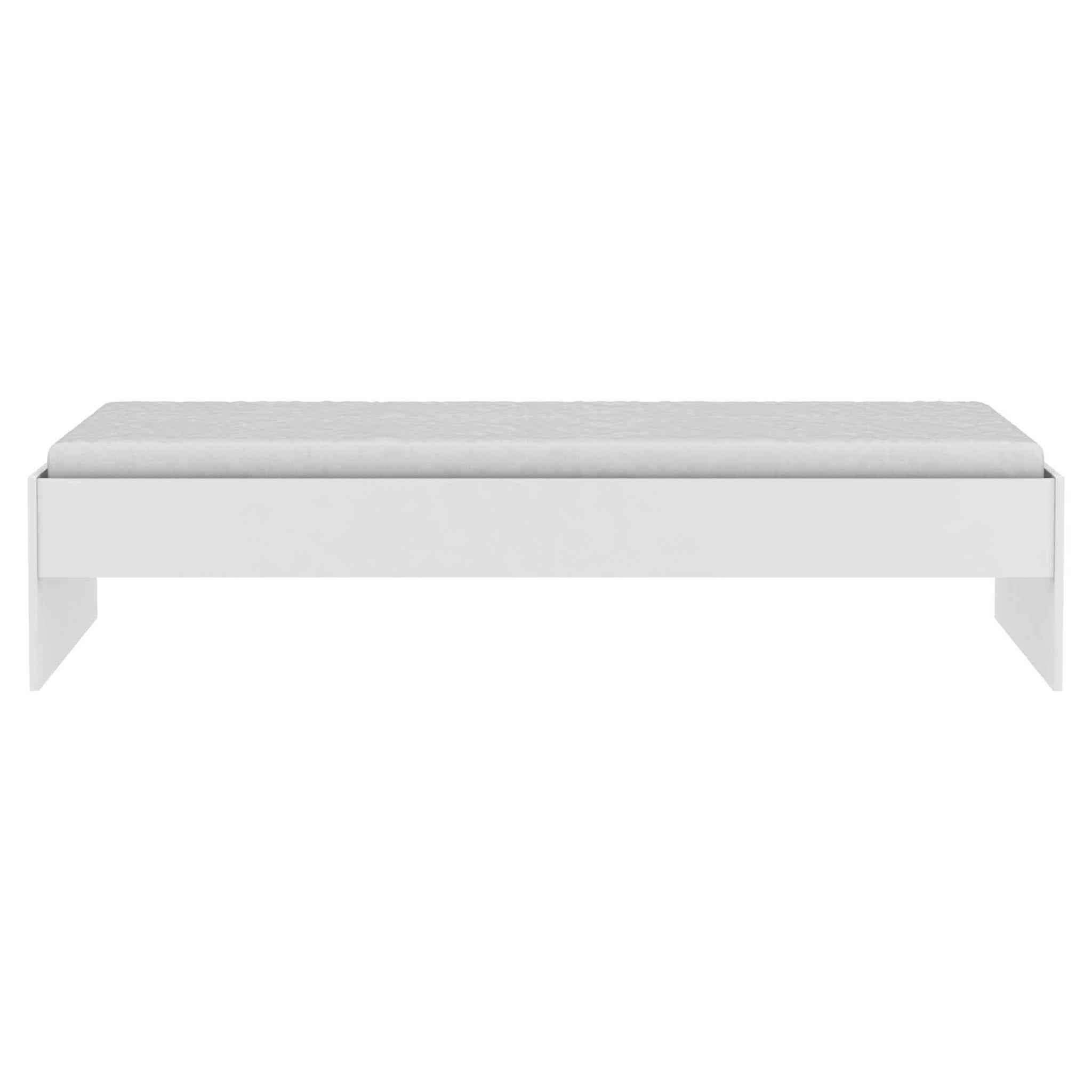 - Lit mat blanc 90x200