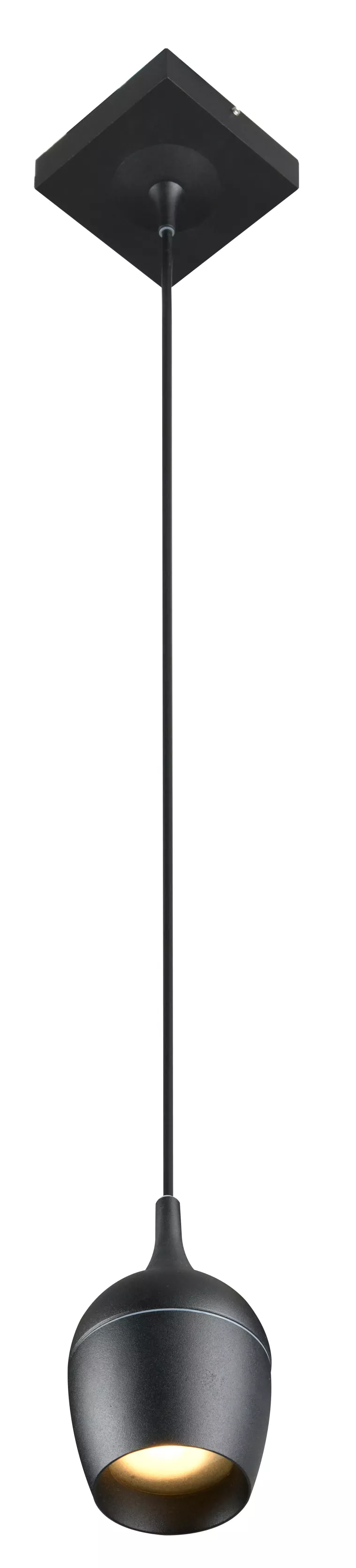 Lampa wisząca czarna PRESTON 1xGU10x50W wym: 40x10x10 cm Lucide