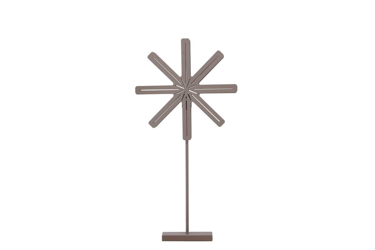 Rebellenclub Vloerlamp Hale - mokka - Ø 40 cm
