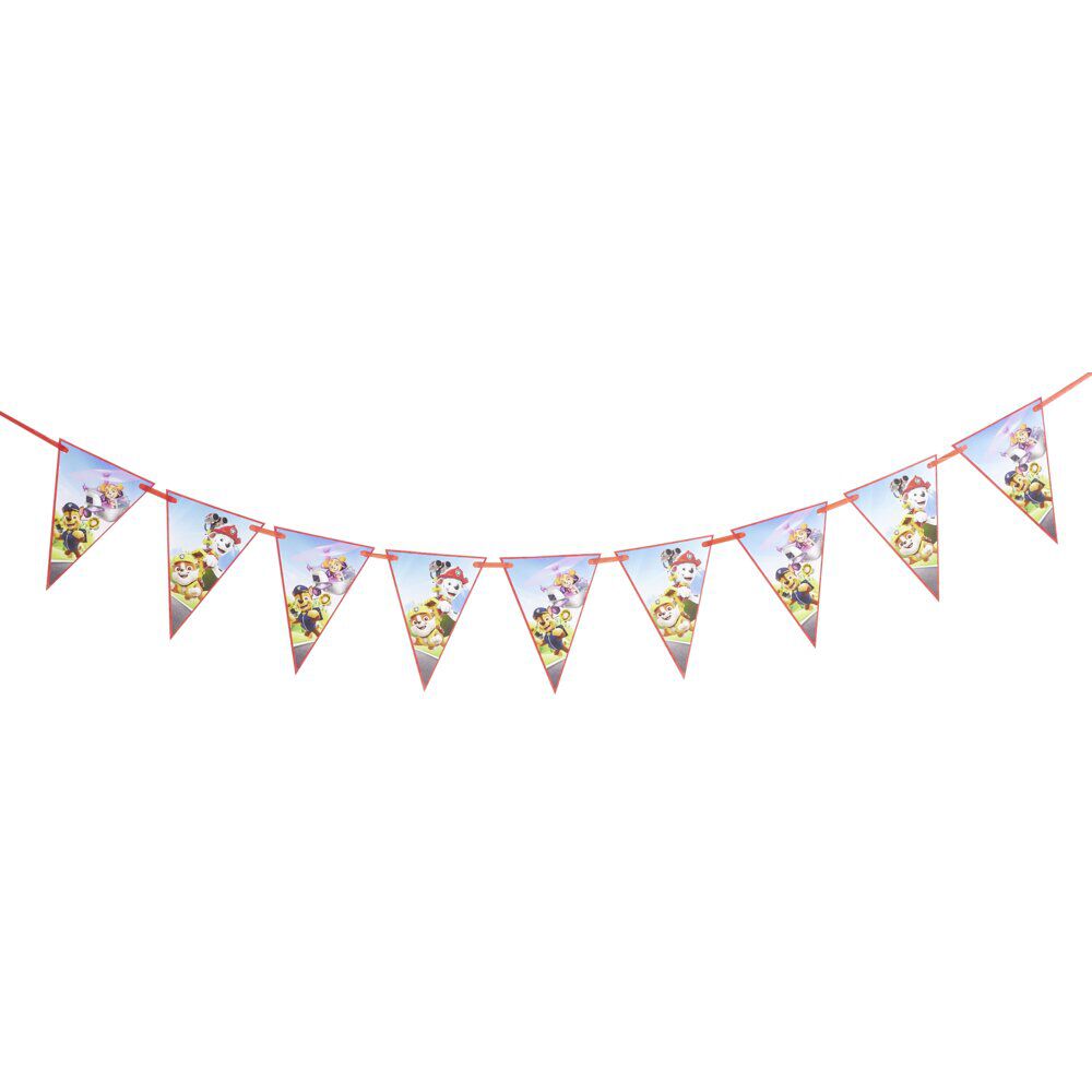 Guirlande fanion Pat Patrouille 2m