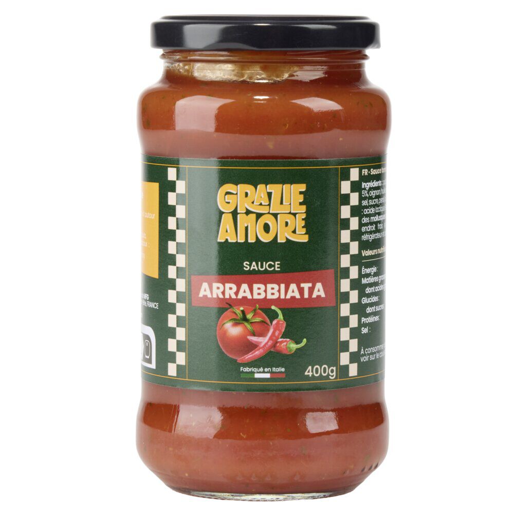 Sauce arrabiata Grazie Amore 400gr