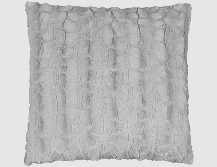 Kissen Fury Silber 45x45cm
