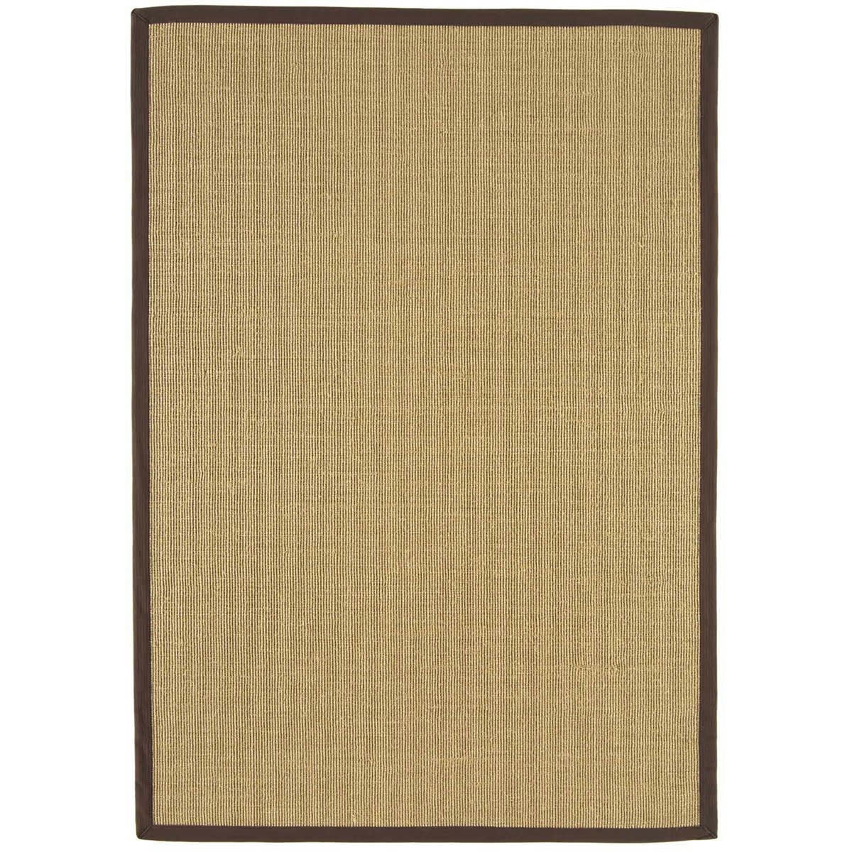 LINDO - Tapis en Fibre végétale Marron chocolat 160x230 cm