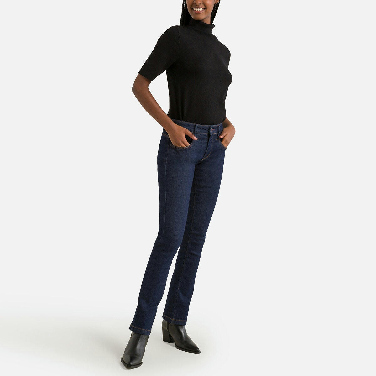 Jean Bootcut Betsy S-SDM, taille haute