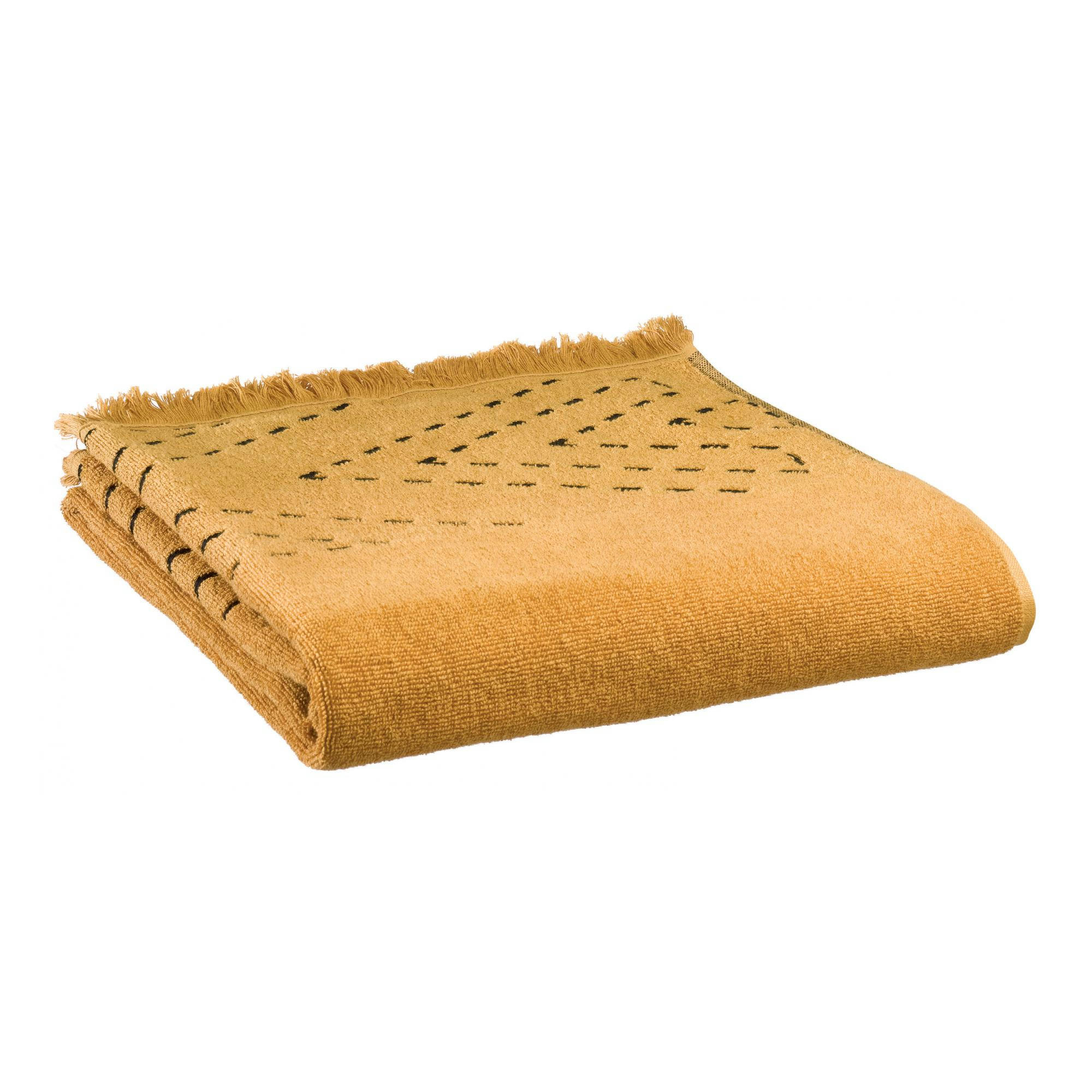 JULIA - Drap de douche  en coton bronze 70 x 140