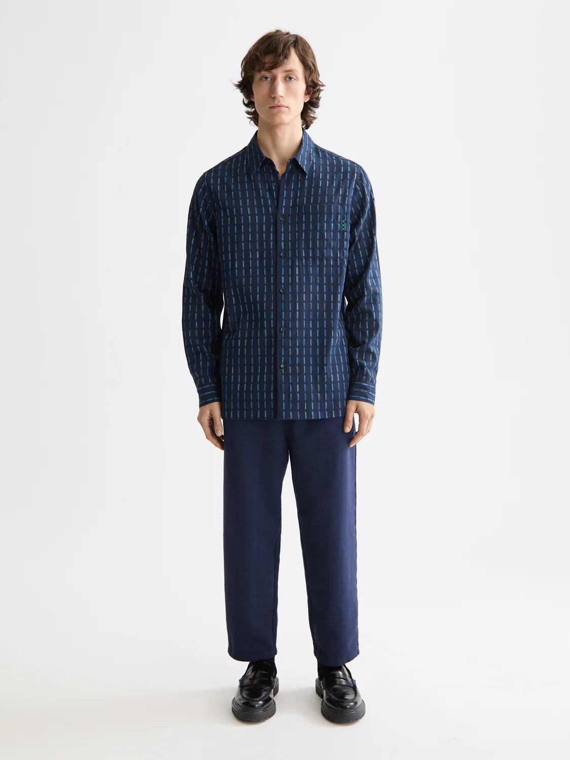 Striped Cotton-Voile Shirt