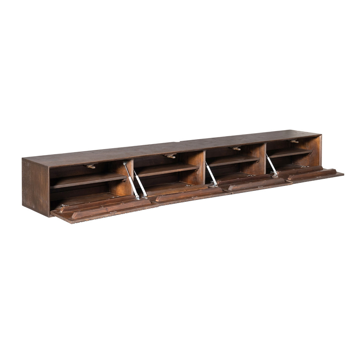 StarFurn Tv-meubel Madison - Zwevend Bruin Hout - 200x35x30cm