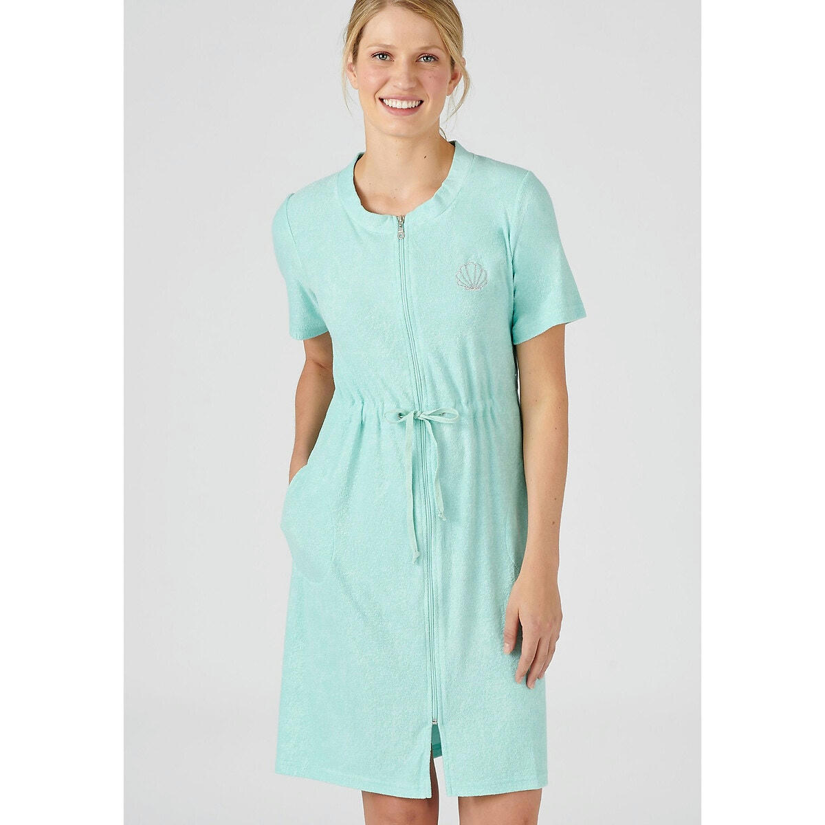 Robe de  détente zippée en éponge