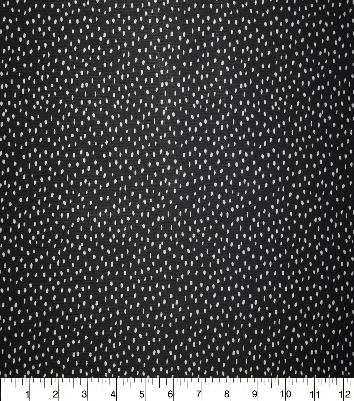 Speckled Dots on Black Quilt Cotton Fabric by Quilter's Showcase