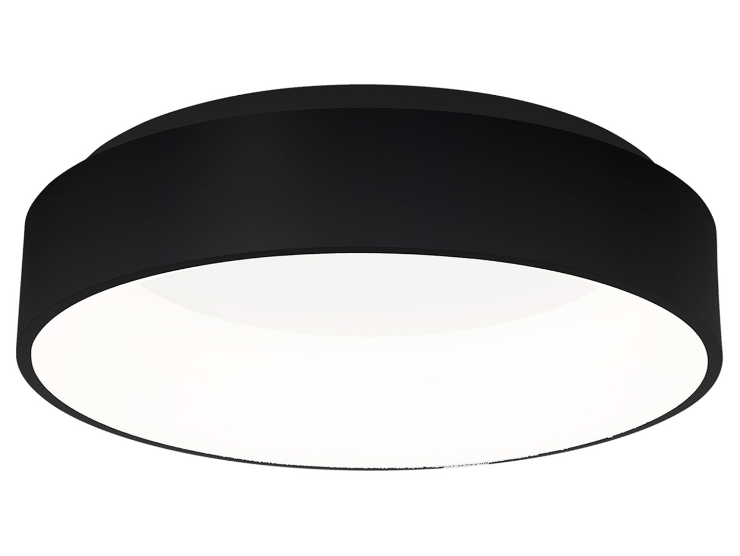 Plafon LED 24W/1680LM/4000K/IP20 czarno-biały metalowy Ohio