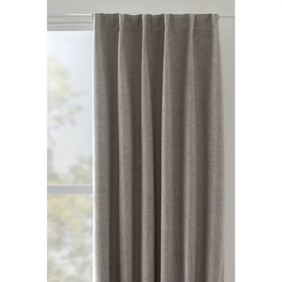 Gordijn Lana - taupe - 135x280 cm (1 stuk)