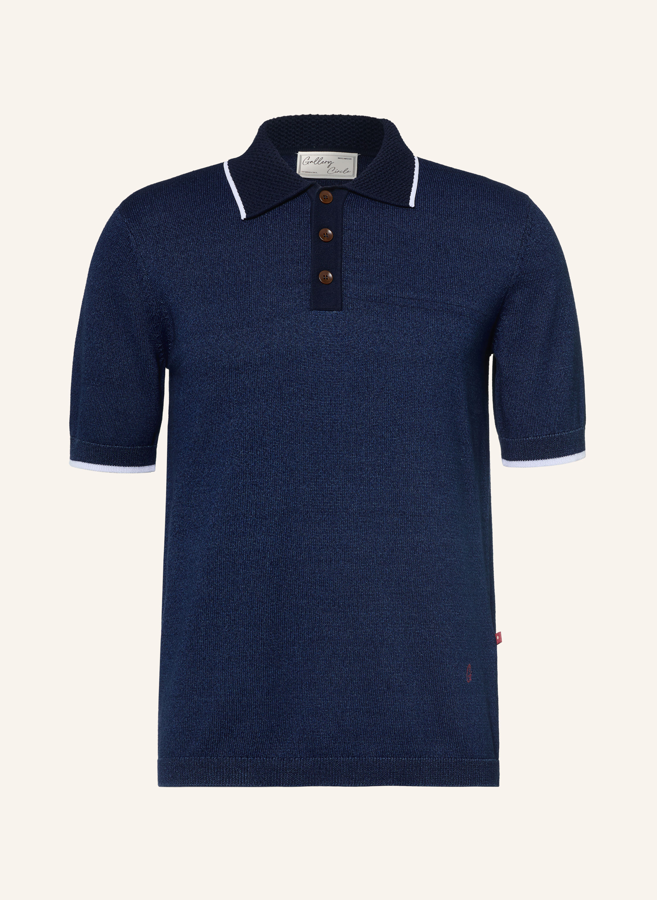 MOS MOSH Gallery Strick-Poloshirt MMGFRANCESCO