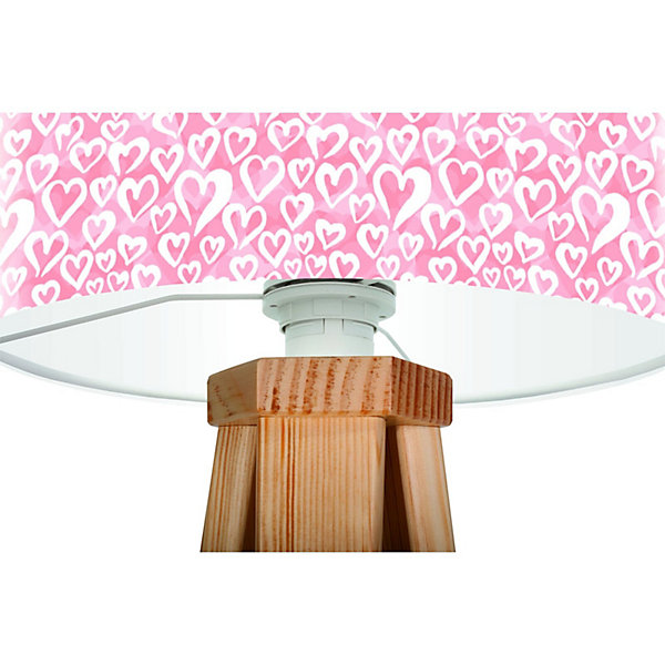 Lampe de chevet kids foto-358 30 x 30 x 45 cm Bois clair