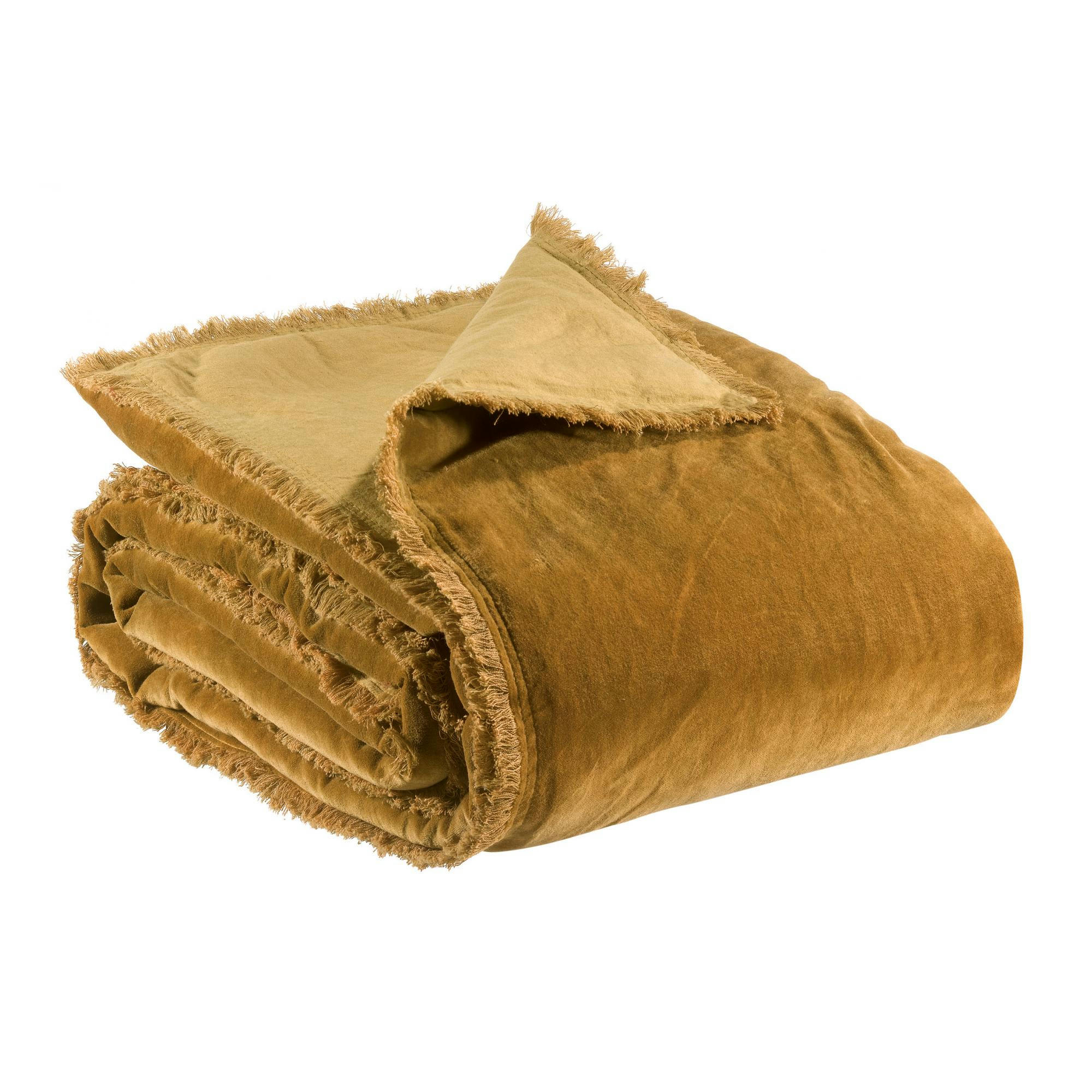 FARA - Édredon  en coton bronze 85 x 200