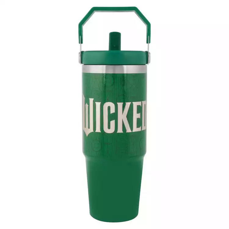 Wicked Stainless Steel Green Handle Cup - 900ml