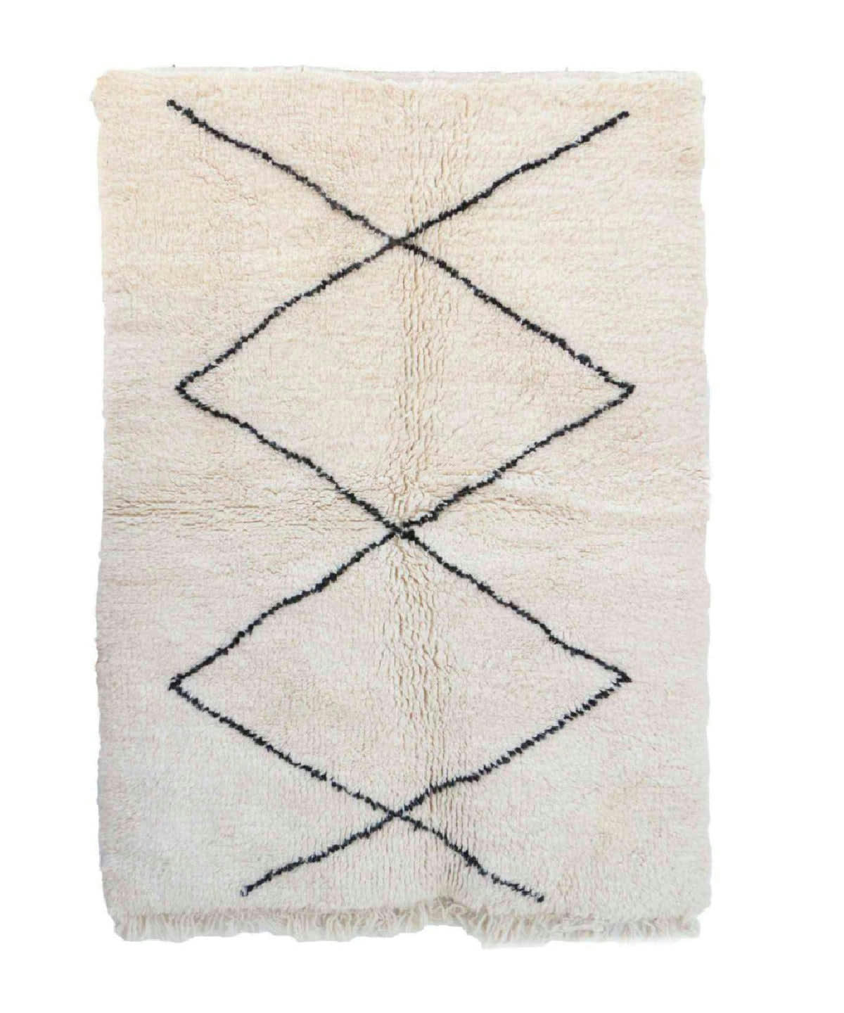 BERBERE - Tapis Berbere marocain pure laine 121x172