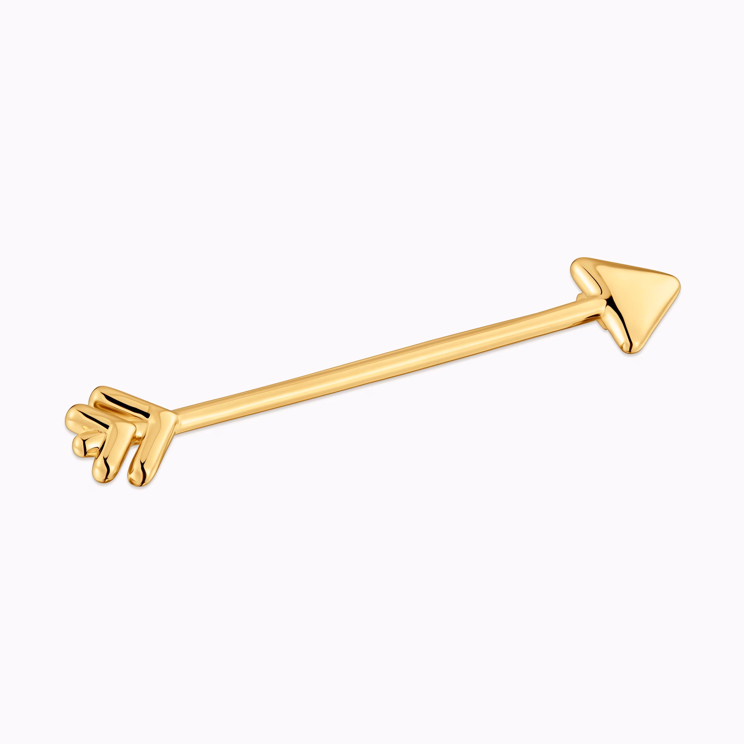 Broche con baño de oro 18 kt sobre plata TOUS Flechazo