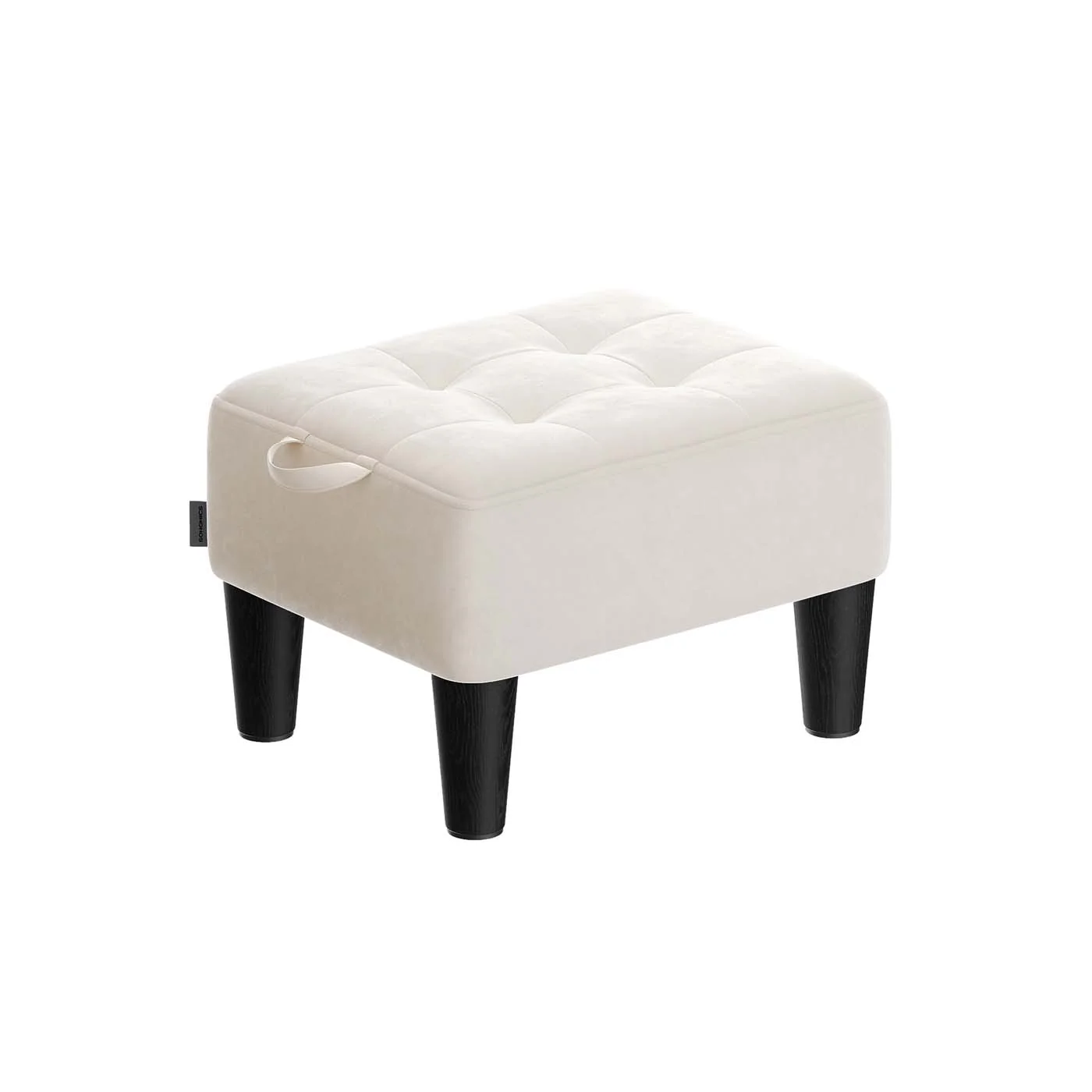 Tabouret pouf en rembourré