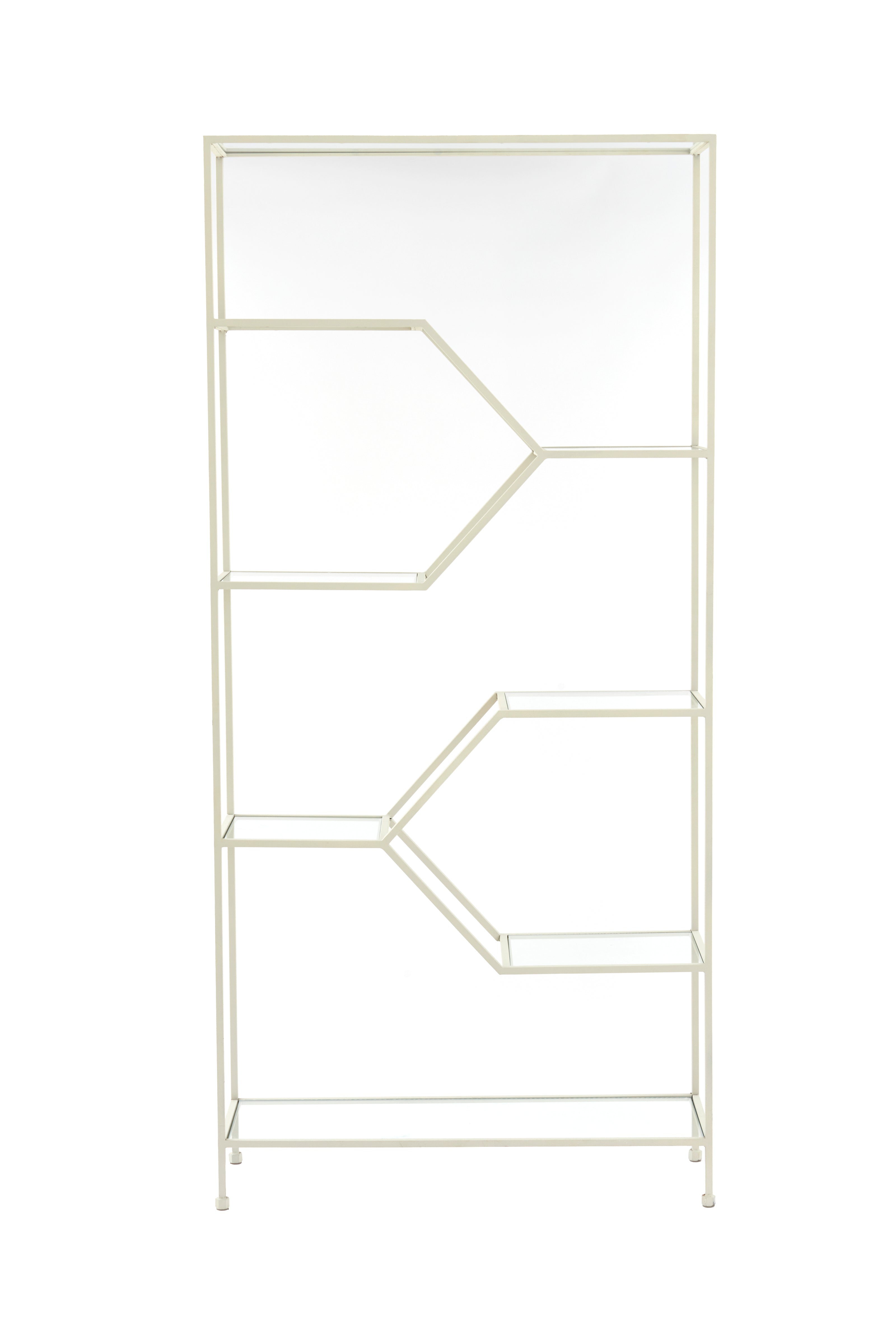 Light & Living kast AINO - 100x34x214cm - wit