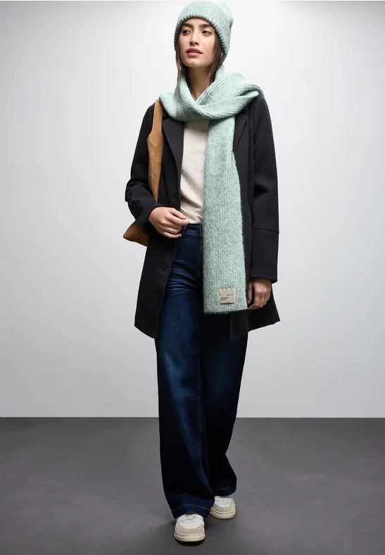 Schal mit Woll-Anteil