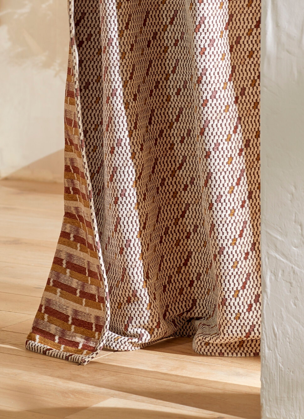 RIDEAU JACQUARD CHENILLE TIKA MULTICOLORE