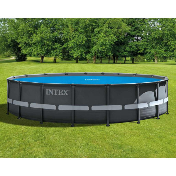 Plandeka solarna do basenu Niebieski 538 cm Polietylen INTEX