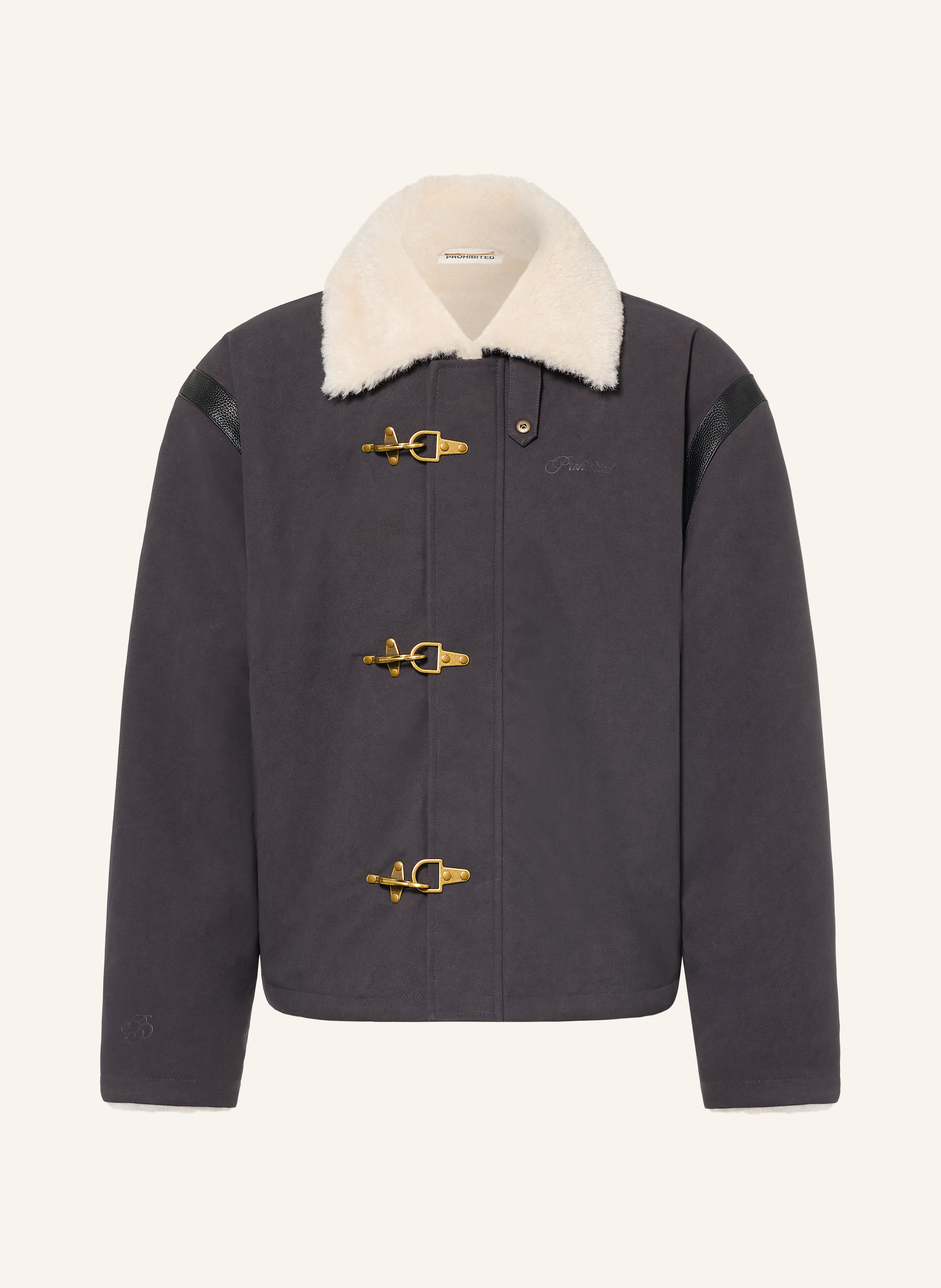 PROHIBITED Jacke VARSITY im Materialmix