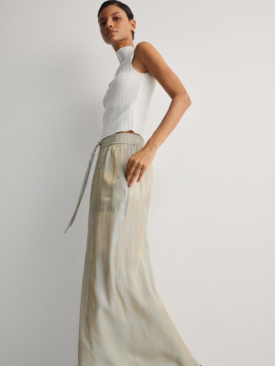 Viscose Rich Maxi Skirt