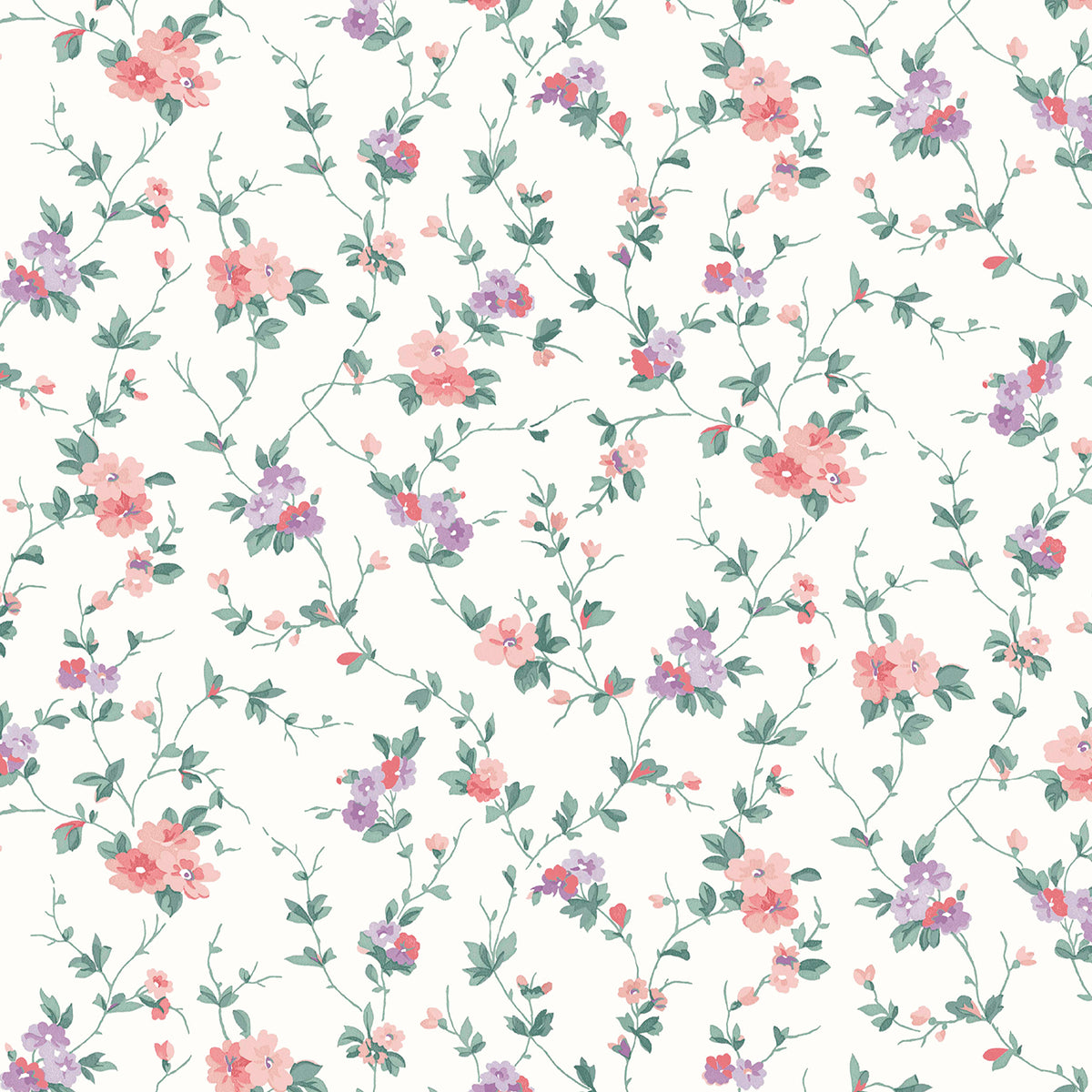 Laura Ashley Vliesbehang - Priory Coral Roze